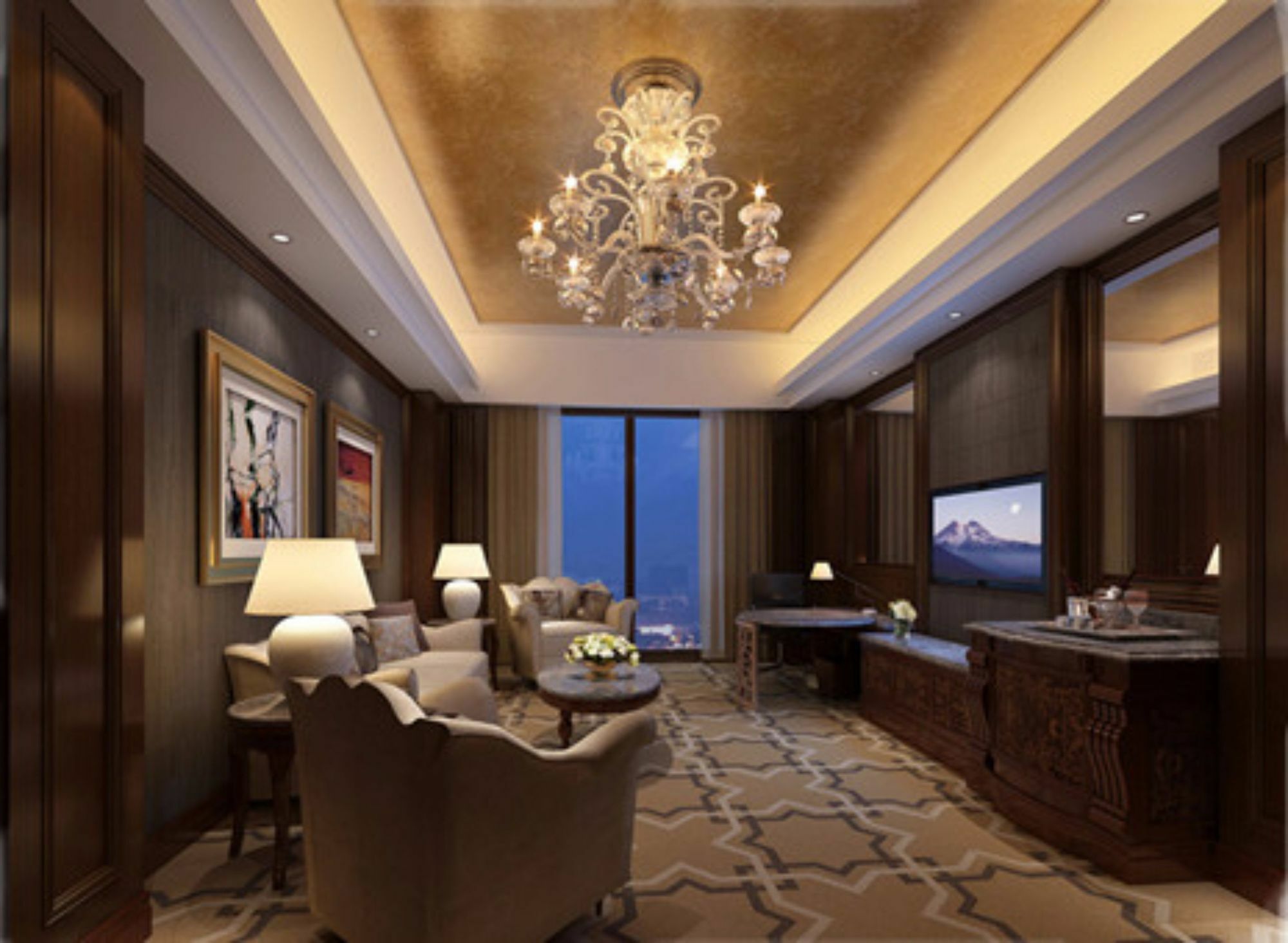 Jinan Luxury Blue Horizon Hotel Luaran gambar